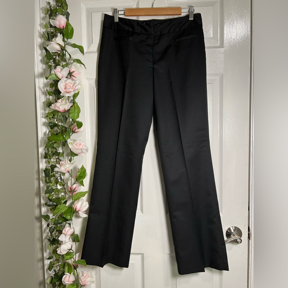 💫NWOT classic wide leg wool black trousers